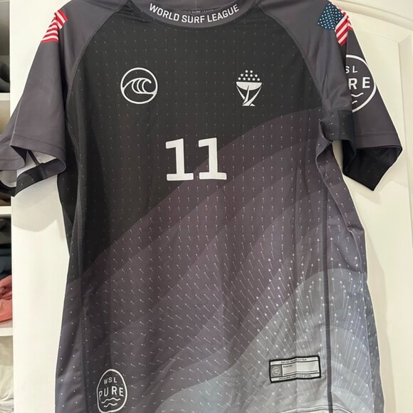 Kelly Slater WSL World Surf League Jersey Small Rash Guard  2020 size S - Picture 1 of 8